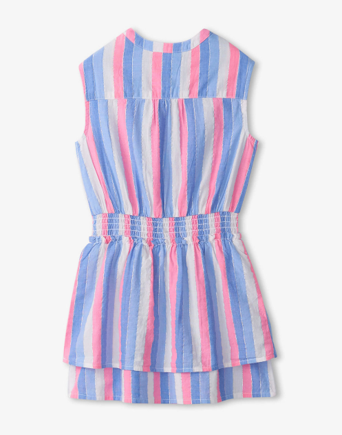 Evening Sky Smocked Waist Dress