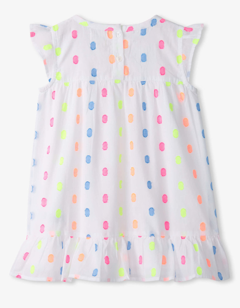 Summer Dots Flounce Dress