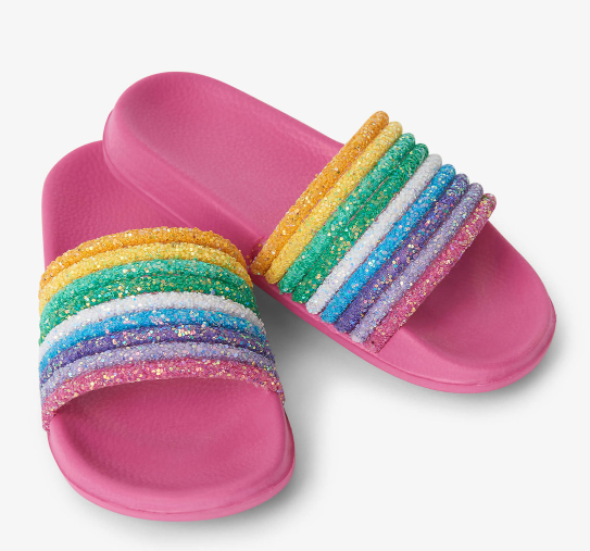 Over the Rainbow Slide On Sandal