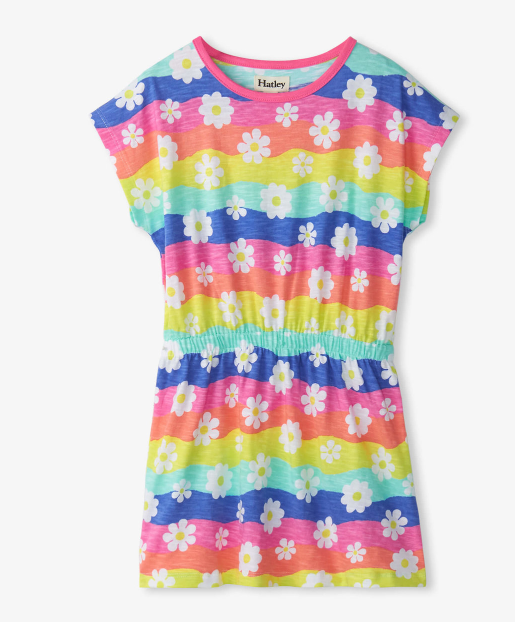 Groovy Flowers Relaxed Dress