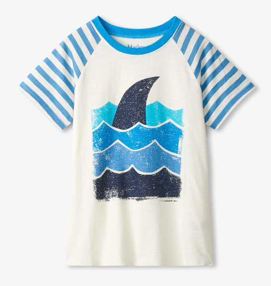 Shark Fin Raglan Tee