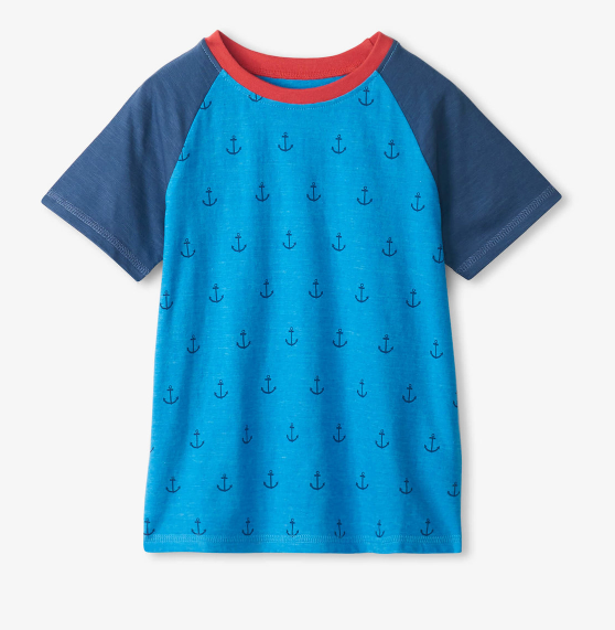 Mini Anchors Raglan Tee