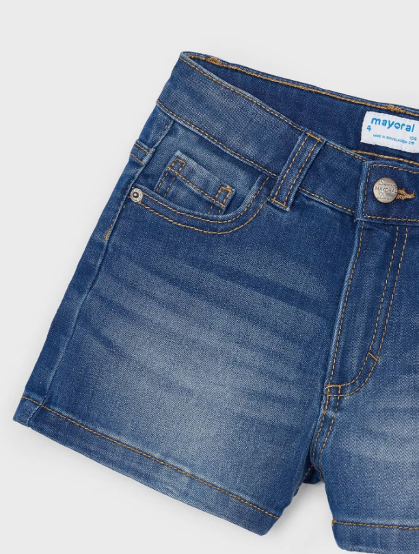 Medium Wash Denim Shorts | 236