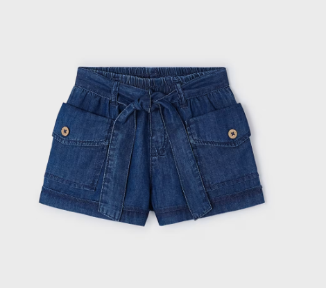 Blue Paper Bag Shorts | 3252