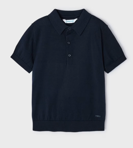 Short Sleeve Navy Polo | 3101