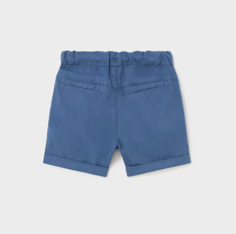 Blue Linen Shorts | 1227