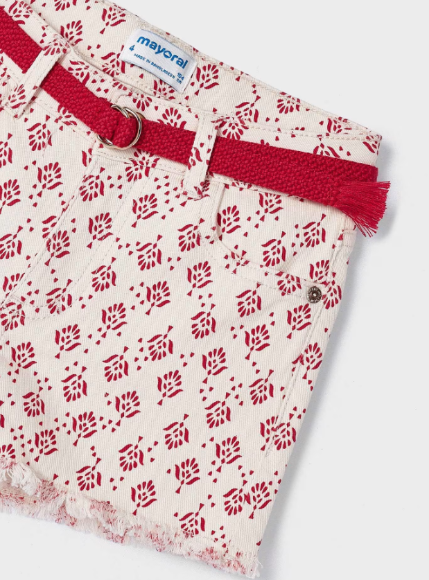 Tan Printed Shorts | 3255