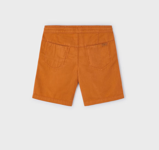 Rust Linen Shorts | 3249