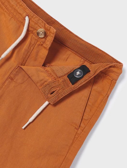 Rust Linen Shorts | 3249