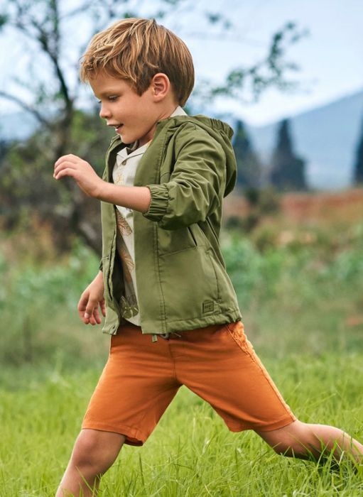 Rust Linen Shorts | 3249