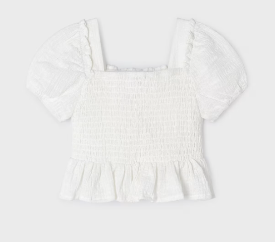 Crochet Cream Top | 3175