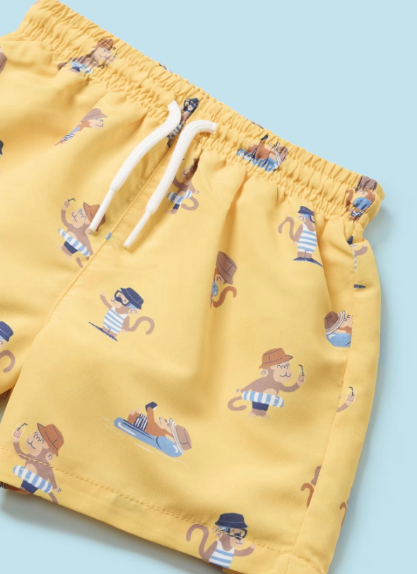 Yellow Monkey Swimsuit Set | 1647
