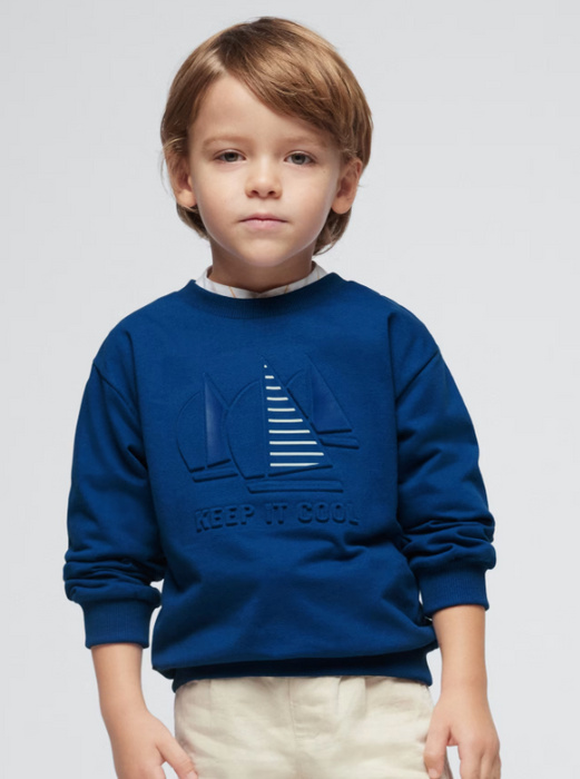 Blue Keep It Cool Sweatshirt | 3481