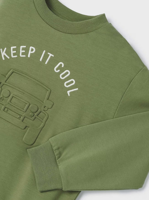 Green Keep It Cool Sweatshirt | 3481