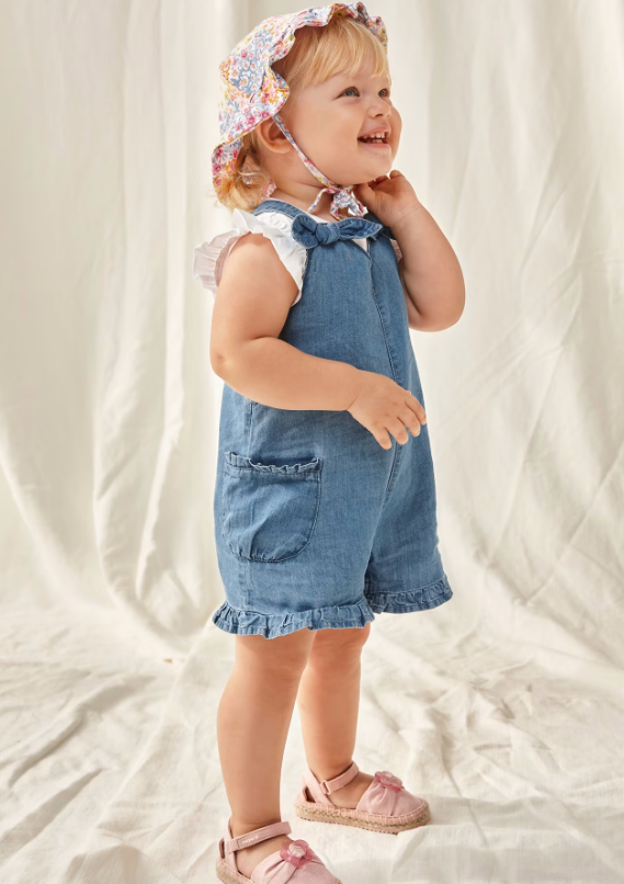 Denim Romper | 1840