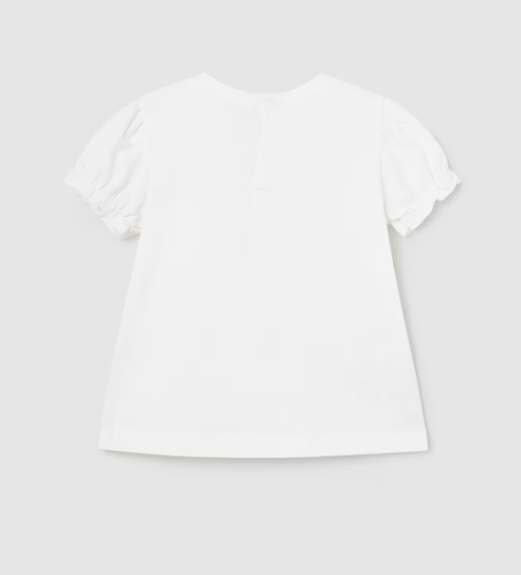 White Eyelet T Shirt | 1006