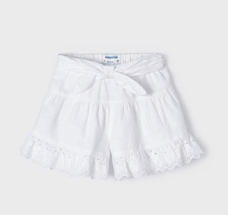 Ruffle Eyelet Skort | 3910