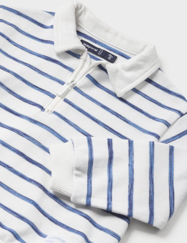 Striped Quarter Zip | 1440