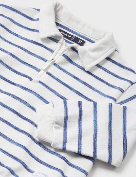 Striped Quarter Zip | 1440