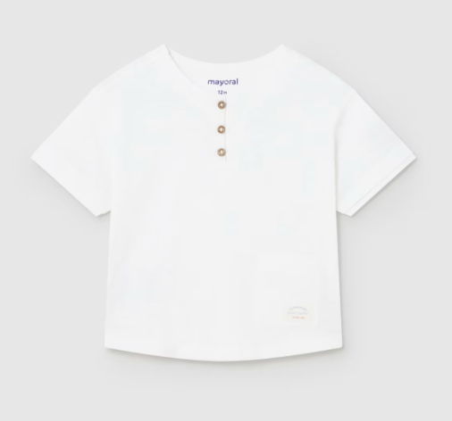 White Henley | 1016
