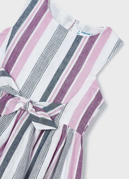 Striped Linen Dress | 3925