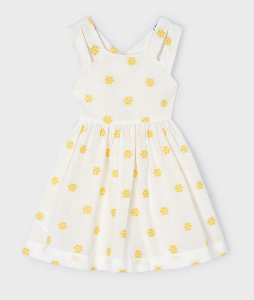 Yellow Floral Dress | 3922