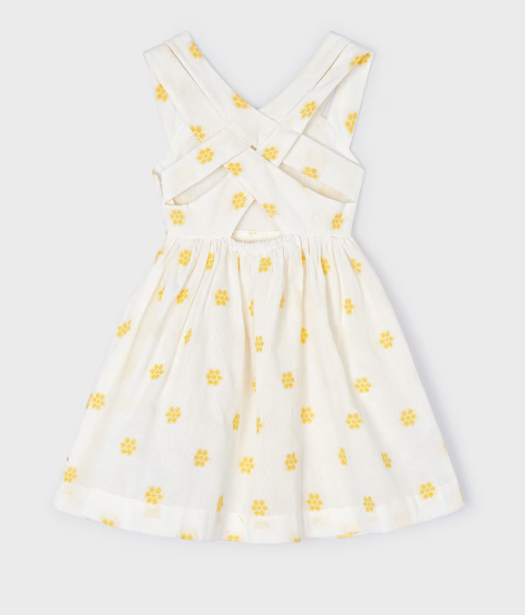 Yellow Floral Dress | 3922