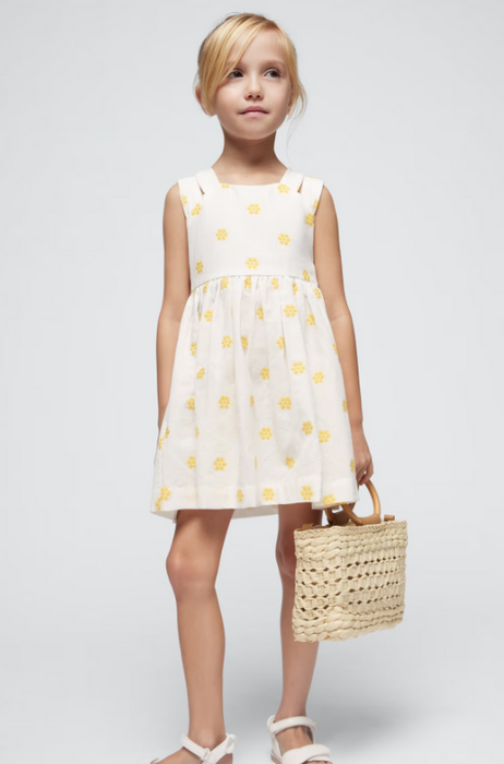 Yellow Floral Dress | 3922