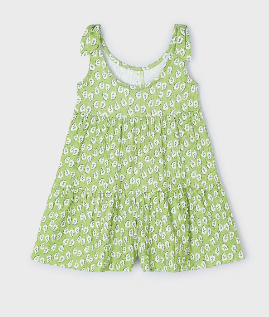 Green Print Romper | 3865
