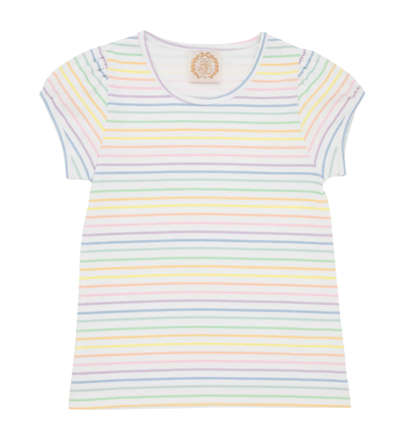 Polly Play Shirt | Rainbow Rollerskate Stripe