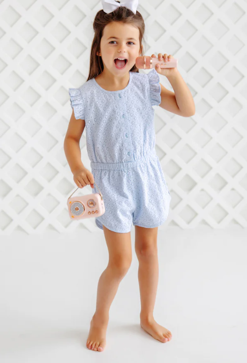 Marion Rose Romper | Buckhead Blue