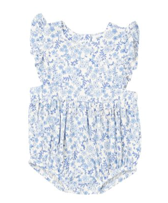 Sunsuit | Blue Calico Floral