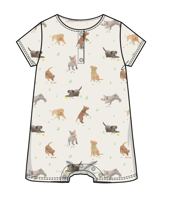 Henley Shortall | Watercolor Puppies