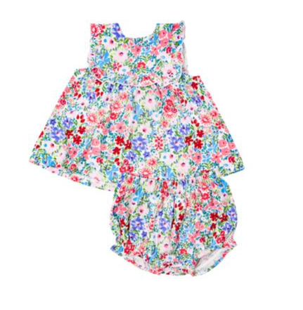 Ruffle Top & Bloomer | London Floral