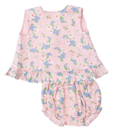 Ruffle Back Top & Bloomer | Gathering Daisies
