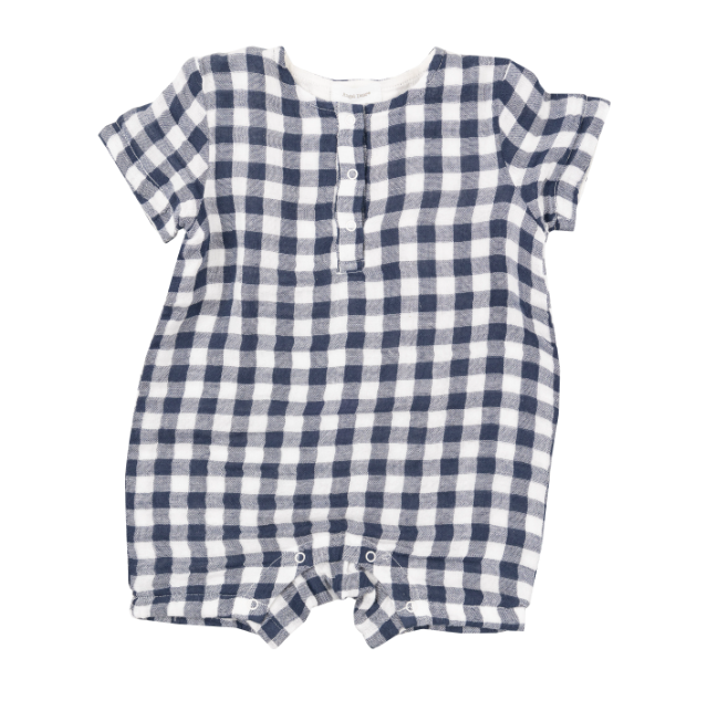 Henley Shortall | Gingham Navy