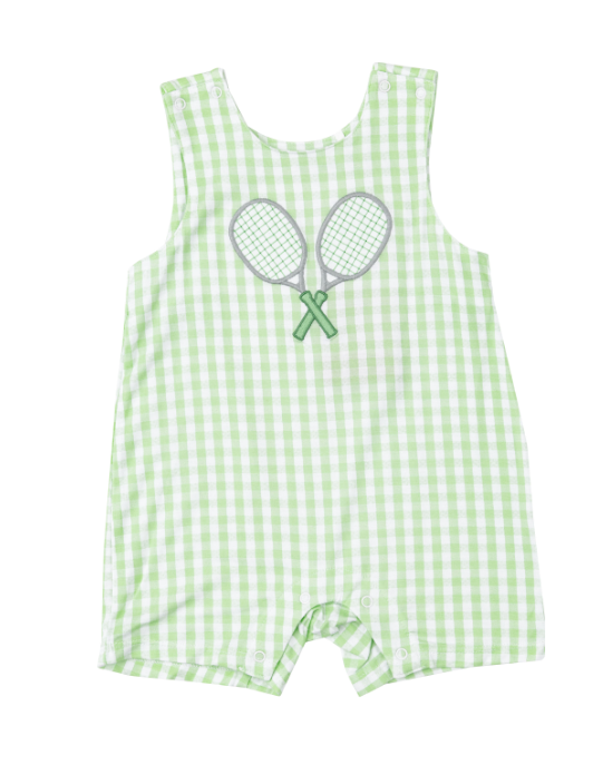 Sleeveless Jon Jon | Mini Gingham Green