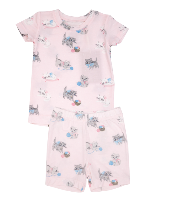 Loungewear Short Set | Vintage Kitten