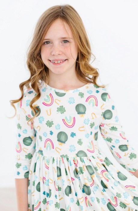 Luck of the Irish Pocket Twirl Dress