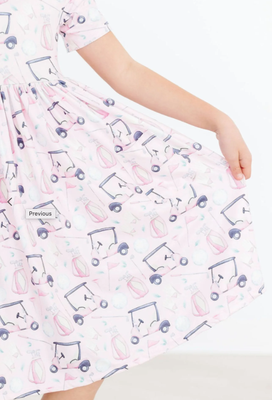 Tee Time Short Sleeve Twirl Dress