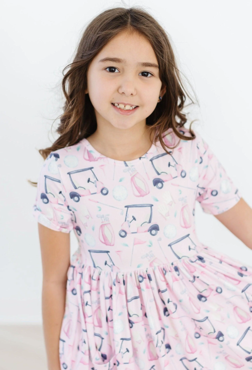 Tee Time Short Sleeve Twirl Dress