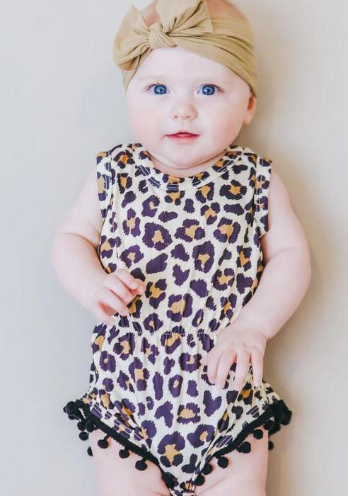 Wild One Pom Pom Romper