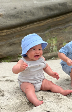 Fisherman Woven Hat | Blue Heathered