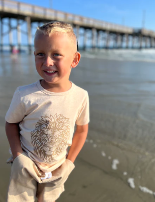 Falmouth Lion Tee | Cream