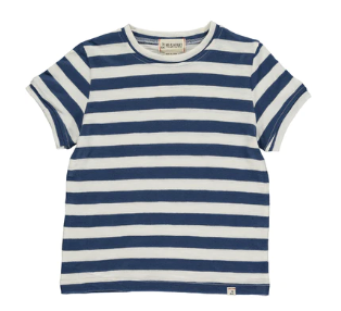 Camber Tee | Navy & White