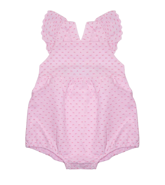 Katie Swiss Dot Ruffle Bubble | Ballet Slipper