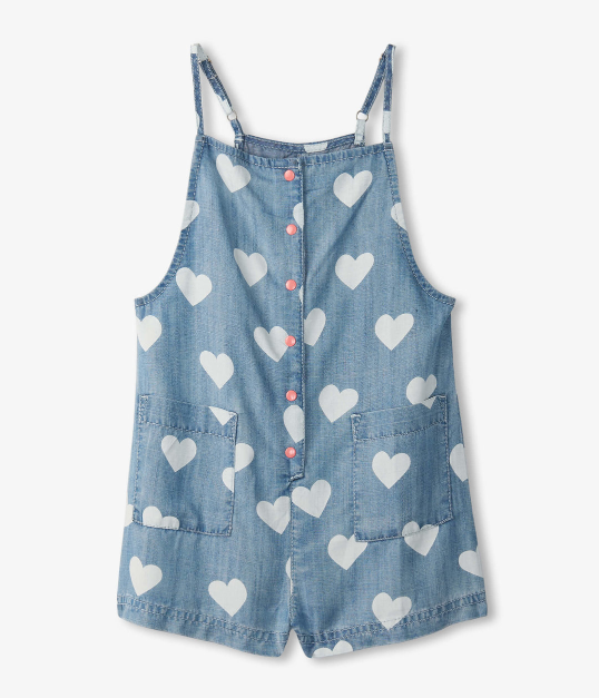 Hearts Slouchy Overall