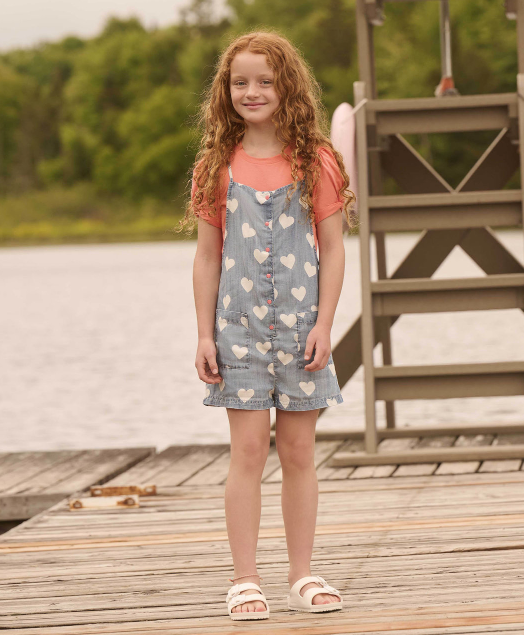Hearts Slouchy Overall