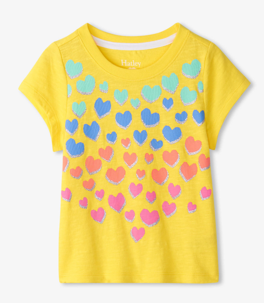 Falling Hearts Graphic Tee