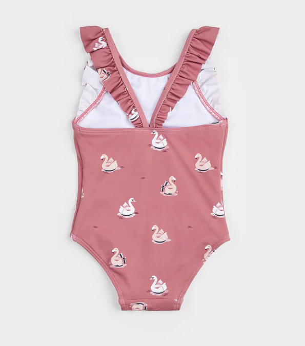 Swan Balloon One-Piece Swimsuit